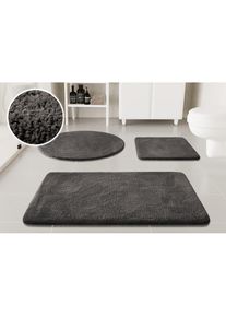 Badematte »Neele« Höhe 20 mm rutschhemmend beschichtet schnell trocknend Badteppich, getuftet, modern, Uni, antirutsch, flauschig, Hochflor ,...