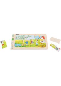 Puzzle »Lagen Puzzle - 4 Jahreszeiten« , bunt , Beleduc