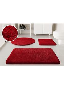 Badematte »Kaarin« Höhe 30 mm rutschhemmend beschichtet schnell trocknend Badteppich, getuftet, flauschig, hochflor, grosse Farbauswahl ,...