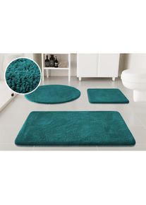 Badematte »Neele« Höhe 20 mm rutschhemmend beschichtet schnell trocknend Badteppich, getuftet, modern, Uni, antirutsch, flauschig, Hochflor ,...