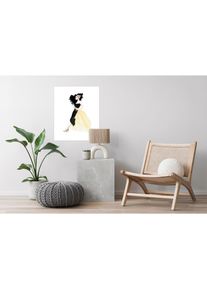 Poster »Frau mit Kleid« Bilder von Frauen Fashion Frau Herz Herzbilder Magazincover Mode Modebilder 1 Stk. tlg. HD Premium Druck ,...