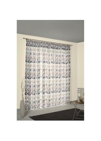 WIRTH, Vorhang &raquo;Berlare&laquo; Multifunktionsband 1 Stk. tlg. nach Mass, braun, Jacquard, Baumwolle, Polyester