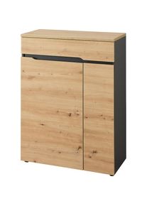 GOODproduct , Schuhschrank »Fargo Schuhschrank, 80/107/38 (B/H/T cm)« 1 Stk. tlg. 2 türig, Schubkasten, Soft Close , Der Schuhschrank Fargo...