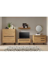 Inosign , Wohnwand »Torge, Anbauwand, Schrankwand, Mediawand, Wohnzimmer-Set« 4 Stk. tlg. , Set besteht aus 1 Lowboard, 1 Sideboard, 1 Highboard...