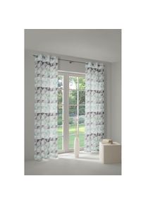 WIRTH, Vorhang &raquo;Berlare&laquo; &Ouml;sen 1 Stk. tlg. nach Mass, mint, Jacquard, Baumwolle, Polyester