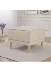 Polsterhocker »Oland Skandi« passend zur Serie Oland Skandi, Skandi-Design, Massivholzfüsse , GOODproduct , 100% Polyester