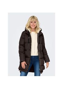 Only, Unisex, Only Steppmantel &raquo;ONLNEWNORA LONG PUFFER COAT LIFE CC OTW&laquo;, chocolate torte, XS, Puffercoat von Only