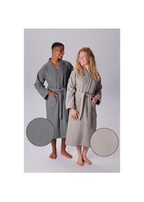 my home, my home Unisex-Bademantel &raquo;Merida, Waffelpiqu&eacute;, Premium Qualit&auml;t, 500 g/m&sup2;, Morgenmantel&laquo; 1 Stk. Hotelbademantel, dicke Qualit&auml;t, S-2XL, auch