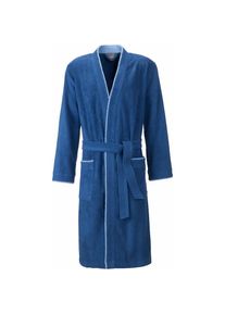 Egeria, Unisexbademantel &raquo;Nico, ideal f&uuml;r Sauna & Spa, Hotelbademantel, Morgenmantel&laquo; 1 Stk. mit Kimono-Kragen, farblich abgesetzte Paspelierung, 