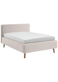 Xora Polsterbett , Beige , Textil , Esche , massiv , 120x200 cm , Reach , Stoffauswahl, In verschiedenen Grössen erhältlich , Schlafzimmer, Betten, Polsterbetten