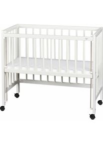 Beistellbett »Weiss« Made in Europe , weiss , tiSsi