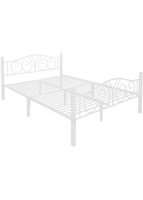 Goodproduct, GOODproduct Metallbett &raquo;LUND Landhausbett Bett M&auml;rchenbett Prinzessinbett&laquo; Tr&auml;ume wie im M&auml;rchen: Dein romantisches Metallbett in 2 