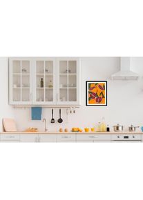 Bild »Finus« Essen Kunst Lebensmittel Obst Obst Bilder 1 Stk. tlg. gerahmt , bunt , queence