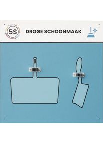 Schattenwand Kehrstation, BxH 750 x 750 mm, niederländisch, ab 5 Stk PAPERFLOW