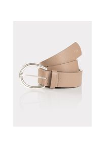 Tom Tailor, Unisex, Tom Tailor Lederg&uuml;rtel 1 Stk. mit 3,0 cm Breite f&uuml;r l&auml;ssige Casual- und Denim-Outfits, taupe, 85, Tom Tailor Unisex Lederg&uuml;rtel in