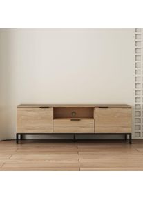 TV-Board »Jorinde« Melaminoberfläche, flexibler Stauraum und robustes Metallgestell , GOODproduct