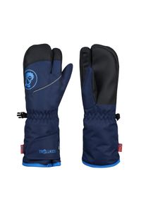 Trollkids, Unisex, Trollkids Skihandschuhe &raquo;KIDS TROLL 3 FINGER GLOVE&laquo; 2 Stk., navy, medium blau, 46Y, Skihandschuhe von Trollkids