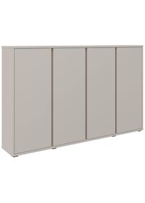 Xora Schuhschrank , Kaschmir , Kunststoff , 18 F&auml;cher , 192.7x120x34 cm , Garderobe, Schuhaufbewahrung, Schuhschr&auml;nke