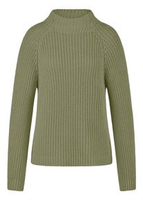Peter Hahn - Pullover 1/1-Raglanarm, grün, Gr. 44, Baumwolle