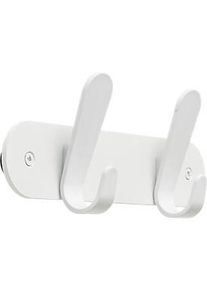 Wandgarderobe Functionals KROK HJH 30 Chalk White, 4 Haken, bis 10 kg, B 300 mm, Stahl und Kunststoff, weiss