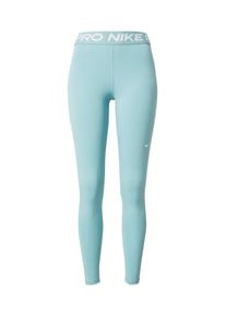 Nike, Femmes Pantalon de sport 'Pro', turquoise / blanc