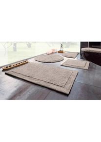 my home, my home Badematte &raquo;Kapra, Badvorleger, Badezimmer Teppich&laquo; H&ouml;he 14 mm beidseitig nutzbar fussbodenheizungsgeeignet strapazierf&auml;hig mit 