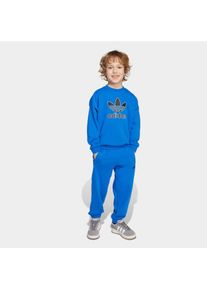 adidas originals , Jungen,Kinder , Trainingsanzug »CREW SET« 2 Stk. , blau , Ein lockeres, lässiges Outfit für Kinder im Stil der 90er Jahre.