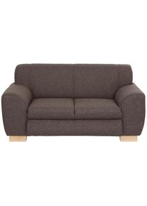 Sofa »Nika« wahlweise als 2-oder 3-Sitzer, in 2 Bezugsvarianten , braun , Home Affaire