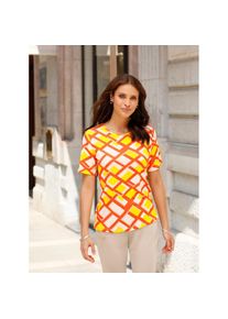 Inspirationen , Kurzarmshirt »Shirt«, 1 Stk. , orange , aus Viskose (ECOVERO)