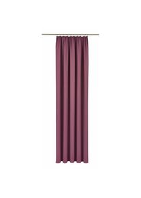 Verdunkelungsvorhang »Leon« Kräuselband 1 Stk. tlg. Energie sparend,Wärmeschutz,blickdicht,verschiedene Grössen , lila , Vhg , Obermaterial: 100%...