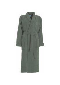 Seahorse , Bademantel »Pure Unisex«, 1 Stk. Langarm, aufgesetzte Taschen , grün , 100% superweiche Frotteebaumwolle