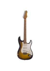 Haar Traditional S aged,2-Tone Sunburst E-Gitarre