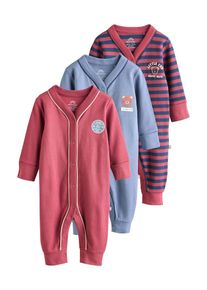 next, Garçons Barboteuse / body, bleu fumé / bleu foncé / melon / blanc