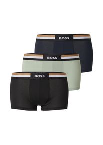 BOSS Boxershorts 'Motion' Herren Gr&ouml;&szlig;e S dunkelblau / sepia / pastellgr&uuml;n / schwarz
