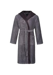 Bugatti, Bugatti Unisexbademantel &raquo;Stefano, ideal f&uuml;r Sauna & Spa, Hotelbademantel, Morgenmantel&laquo; 1 Stk. mit Kapuze, reine Baumwolle, graphit, 