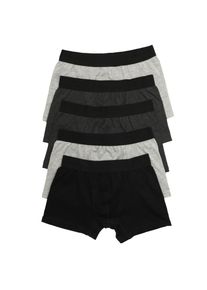 Trendyol Boxershorts Herren Gr&ouml;&szlig;e L grau / graumeliert / schwarz