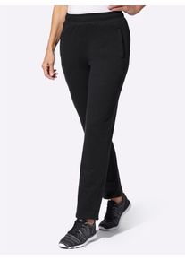 Witt Damen Freizeithose mit Reissverschluss-Taschen, schwarz, Gr&ouml;&szlig;e 52/54, 100% Baumwolle