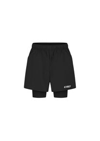 CEP Damen Core Run 2in1 Short schwarz