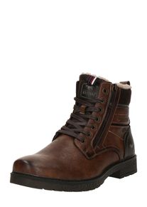 Mustang, Hommes Bottines &agrave; lacets 'Midor', marron / rouille / noir