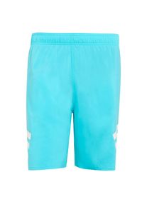 adidas Sportswear, Hommes Boardshorts '3-Stripes Swim Shorts', aqua / blanc
