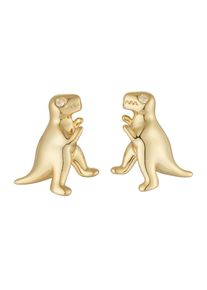 Coach, Femmes Boucles d'oreilles, beige / or