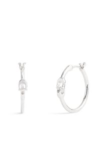 Coach, Femmes Boucles d'oreilles, argent / transparent