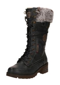 Mustang, Femmes Bottes &agrave; lacets, bleu marine