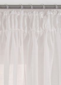 Gardine mit Druck (1er Pack) in weiss, 145x135 cm, bonprix