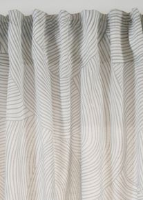 Gardine aus nachhaltigem Material (1er Pack) in weiss, 145x135 cm, bonprix