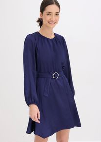 Robe courte en bleu, Taille 38, Couleur/Motif: bleu fonc&eacute;, bonprix