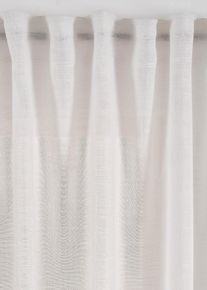 Vorhang mit Struktur auch in extralang (1er Pack) in weiss, 145x140 cm, bonprix
