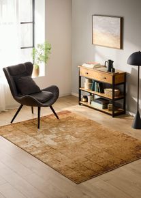 Teppich mit graphischer Musterung in braun, 60x110 cm, bonprix