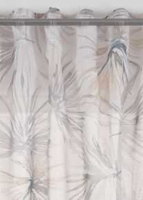 Gardine mit Druck (1er Pack) in beige, 145x135 cm, bonprix