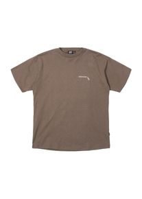 Dr. Denim T-Shirt 'Trooper' Herren, braun / wei&szlig;, Gr&ouml;&szlig;e S